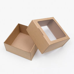 Цена за 5 шт. Коробка самосборная, с окном, крафт, бурая, 23 х 23 х 12 см - Simaland фото 3