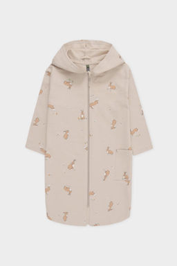 К 5764-1/бежевый,кролики и цветы халат дет - Crockid фото 2