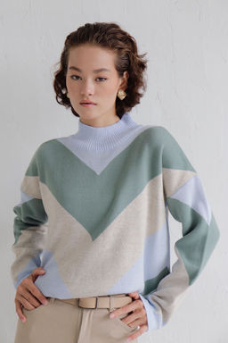 10344 Свитер мятно-голубой - Martichelli фото 7