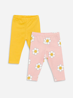 Beli Lastikli Basic K?z Bebek Tayt 2li