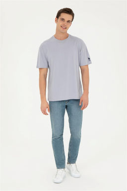 Мужская серая футболка - U.s. polo assn фото 4