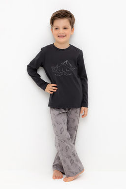 К 1600/графит,дино друзья пижама дет