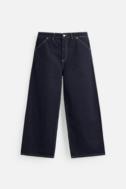 WIDE-LEG BAGGY JEANS - Zara фото 7