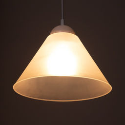 Плафон "Конус" Е27 прозрачный 25х25х15см