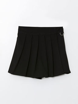 Beli Lastikli Pileli K?z ?ocuk ?ort Etek