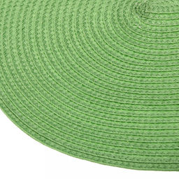 Салфетка под горячее (термосалфетка) Овальная 45х30см, ПВХ, цвет - фисташковый (Китай) - Домашняя мода фото 3