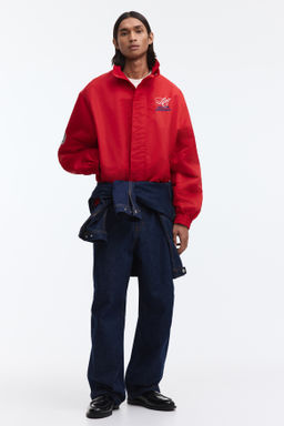 Chaqueta de ch?ndal bordada en nailon Loose Fit - H&m фото 2
