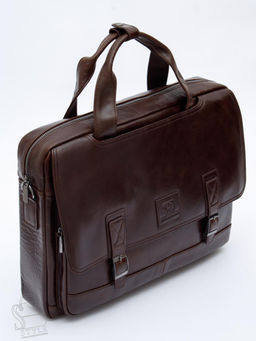 Портфель мужской кожаный 816XXL brown Fuzhiniao