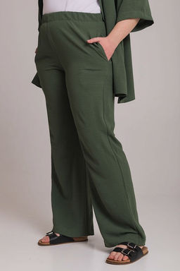 Костюм туника и брюки М325152х хаки - Елена фото 7