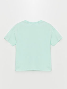 Bisiklet Yaka Bask?l? K?z ?ocuk Pijama ?st - Waikiki фото 2