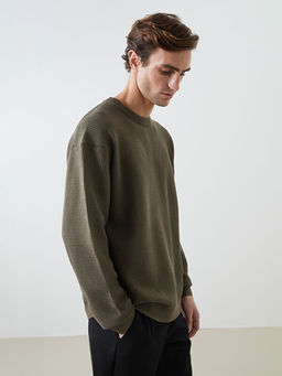 Bisiklet Yaka Erkek Triko Kazak