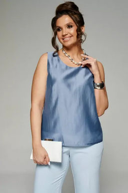 Beautiful&Free 6208 небесно-голубой, Брюки, Блуза, Жакет - Beautiful and free фото 9