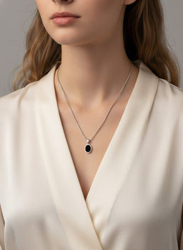 Кулон из стали на цепочке