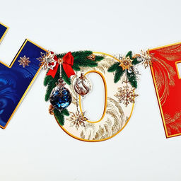 Гирлянда на люверсах новогодняя «С Новым годом!», длина 200 см