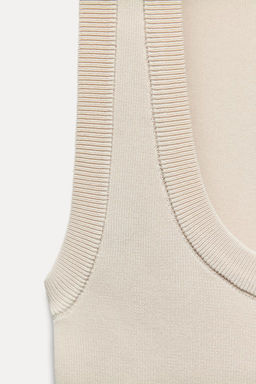 PLAIN KNIT TOP - Zara фото 9
