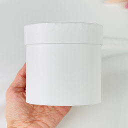 Подарочная коробка белая под шар