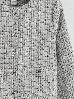 Ekose K?z ?ocuk T?vit Ceket