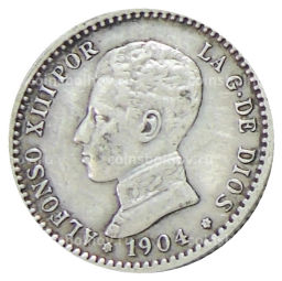 50 сентимо 1904 года Испания