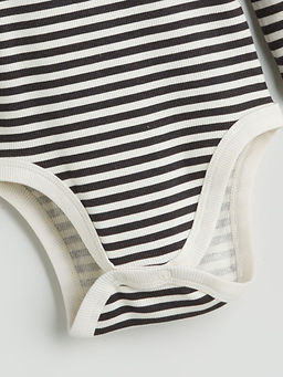 Bask?l? Erkek Bebek ??t??tl? Body 2li