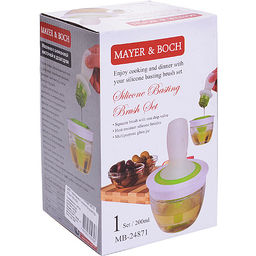 24871 Масленка с сил/кисть-дозатор 200мл МВ(х24) - Mayer&boch фото 3