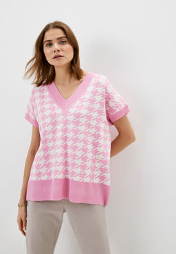 Жилет с орнаментом гусиные лапки - Incity фото 17