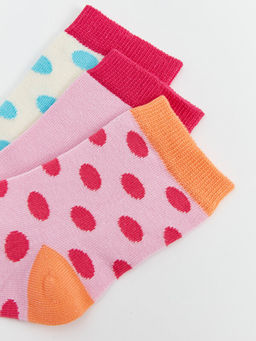 Puantiyeli K?z ?ocuk Soket ?orap 3l? - Waikiki фото 3