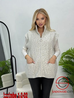 Жилетка женская на молнии