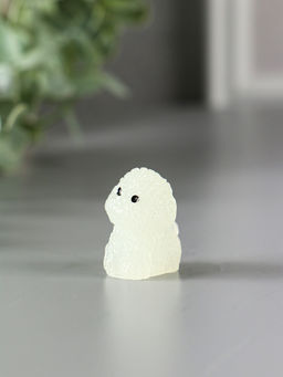 Цена за 2 шт. Набор фигурок полистоун флюоресцентный «Терьерчики», 4 шт., 2×2.7×3 см