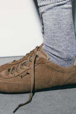 LEATHER SNEAKERS - Zara фото 2