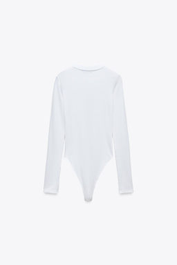 COTTON MODAL BODYSUIT - Zara фото 7