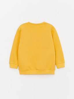 Bisiklet Yaka Uzun Kollu Bask?l? K?z Bebek Sweatshirt 2li - Waikiki фото 3