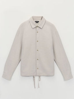 Рубашка из льна и хлопка / Zarina  фото 7