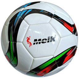 R18031-1 Мяч футбольный Meik-069 4-слоя TPU+PVC 3.0, 400 гр, машинная сшивка