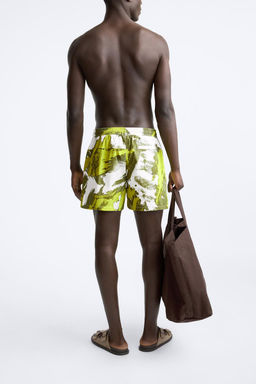 SOYUT DESENLI REGULAR FIT DENIZ SORTU - Zara фото 9