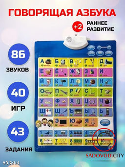 Азбука говорящая плакат