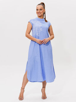 Платье Galean Style 979 голубой фото 2