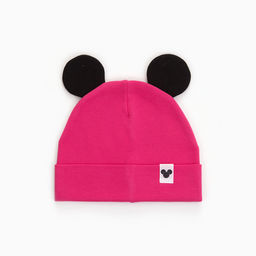 Шапка для девочки, ярко-розовая, размер 52-54 (5-7 лет)