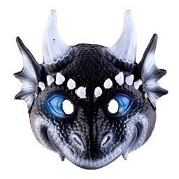 Маска карнавальная Дракончик черный - Simaland фото 4