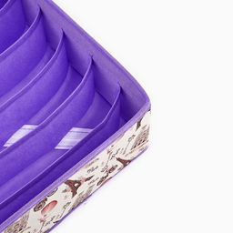 Органайзер для хранения, кофр для белья 7 ячеек Париж, 323210 см - See you home фото 5