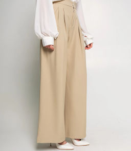 Брюки #КТ1873, бежевый - Dommod фото 3