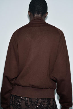 WASHED EFFECT FLEECE JACKET - Zara фото 3