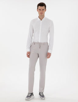 Gri Slim Fit Kuma_ Pantolon