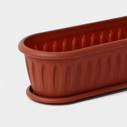 Цена за 2 шт. Горшок для кактуса с поддоном «Фелиция», 1.5 л, терракотовый