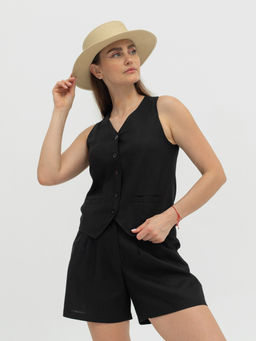 жилет ЛЕН  с ХЛОПКОМ - Трика фото 5