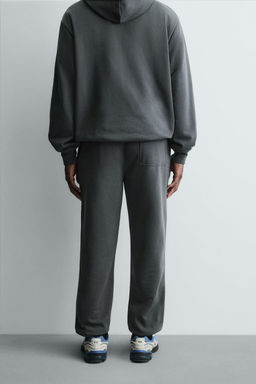 PANTAL?N JOGGER REGULAR FIT B?SICO / Antracita oscuro - Zara фото 3