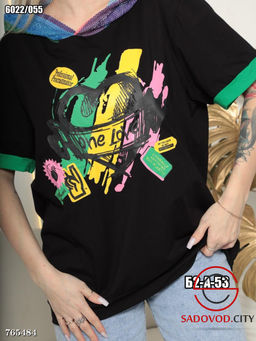 Женская футболка с принтом