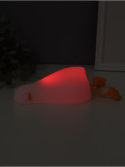 Фигурка светящаяся RISALUX «Спящая утка», 2 Вт, LED-ночник антистресс, RGB, USB, 10×10×21 см