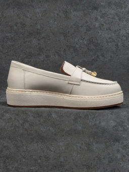 03-5061-3 BEIGE Лоферы женские (натуральная кожа)