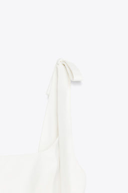 SHORT DRESS WITH BOWS - Zara фото 8