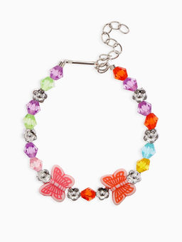 Цена за 2 шт. Браслет детский «Выбражулька» бабочки две, d=6 см МИКС